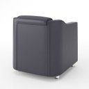 Ver imagem 5 de Kit 10 Poltronas para Recepção Consultorio Médico – Balaqui Cor:courino Cinza