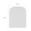 Ver imagem 3 de Assento Sanitário Quadra Premium Termofixo Soft Close Click Slim Gelo 17 Astra Branco