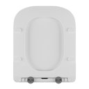 Ver imagem 4 de Assento Sanitário Quadra Premium Termofixo Soft Close Click Slim Gelo 17 Astra Branco