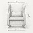 Ver imagem 7 de Poltrona de Balanço para Amamentação com Puff em Bouclé Rosa