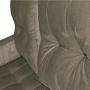 Ver imagem 5 de Sofá Cama Casal Reclinável Drika - Veludo Turkey Castor
