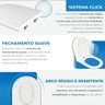 Assento Sanitário Termofixo Riviera Premium Soft Close Click Slim Astra - 9
