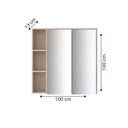 Ver imagem 3 de Espelheira para Banheiro com LED Madeirado 100
