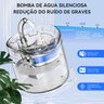 Bebedouro Fonte de Agua Gato Cao Pet Cachorro Animal de Estimaçao Usb Reservatorio 2 Litros Nivel de - 11