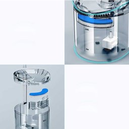 Bebedouro Fonte de Agua Gato Cao Pet Cachorro Animal de Estimaçao Usb Reservatorio 2 Litros Nivel de - 12