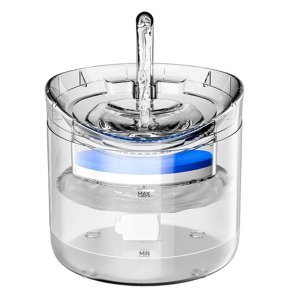 Bebedouro Fonte de Agua Gato Cao Pet Cachorro Animal de Estimaçao Usb Reservatorio 2 Litros Nivel de