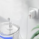 Ver imagem 7 de Bebedouro Fonte de Agua Gato Cao Pet Cachorro Animal de Estimaçao Usb Reservatorio 2 Litros Nivel de