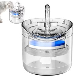 Bebedouro Fonte de Agua Gato Cao Pet Cachorro Animal de Estimaçao Usb Reservatorio 2 Litros Nivel de - 14