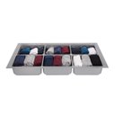 Ver imagem 2 de Organizador de Roupas Grande Para Gaveta Guarda-Roupa 45x78x10cm Wp Connect