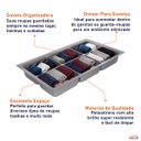 Ver imagem 6 de Organizador de Roupas Grande Para Gaveta Guarda-Roupa 45x78x10cm Wp Connect