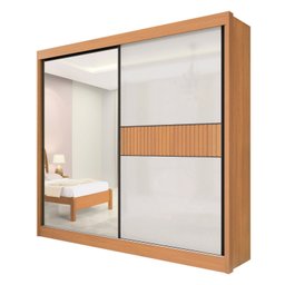 Guarda-roupa Casal 2 Portas 6 Gavetas 100% Mdf Coliseu Ripado - 8
