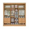 Guarda-roupa Casal 2 Portas 6 Gavetas 100% Mdf Coliseu Ripado - 6