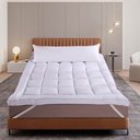 Ver imagem 1 de Pillow Top Super Macio King 193x203x7cm 1000g/m² Fibra Siliconizada Sonhare Plume