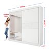 Guarda-roupa Casal 2 Portas 6 Gavetas 100% Mdf Coliseu Ripado - 9