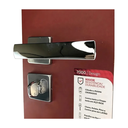 Ver imagem 3 de Fechadura Roseta Quadrada Maçaneta Ala. Cromada P/ Banheiro - 3f Ferragens