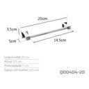 Ver imagem 3 de Toalheiro 20 Cm Inox - Kromus Qd0404-20