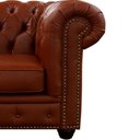 Ver imagem 5 de Poltrona Maísa 125cm Couro Marrom - Sallar Home