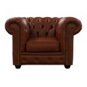 Ver imagem 1 de Poltrona Maísa 125cm Couro Marrom - Sallar Home
