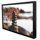 Ver imagem 2 de Quadro Decorativo Caixa Meditação e Equilíbrio Tacolado Moldura Caixa 3cm Madeira sem Vidro 30 X 40c