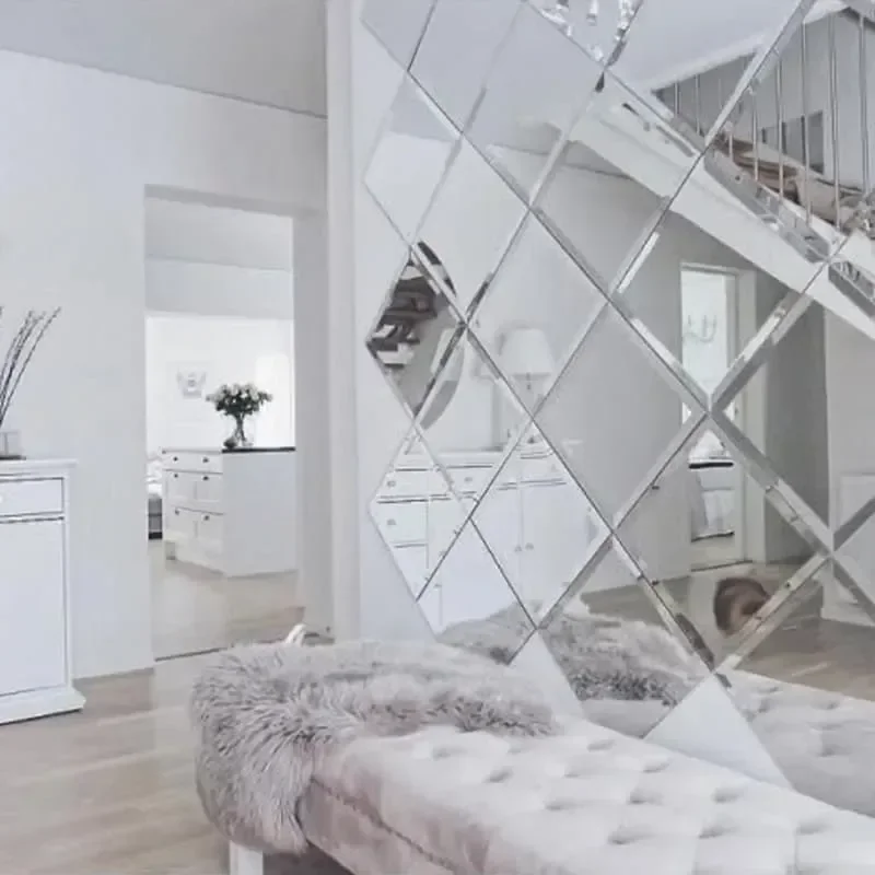 Ver imagem 2 de Kit Espelho Mosaico com 8 20x20cm Bisotê