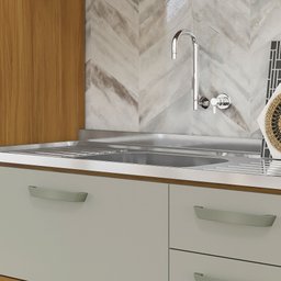 Balcão de Cozinha 2 Portas 3 Gavetas 120cm Princesa 100% Mdf - 9