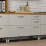 Balcão de Cozinha 2 Portas 3 Gavetas 120cm Princesa 100% Mdf - 2