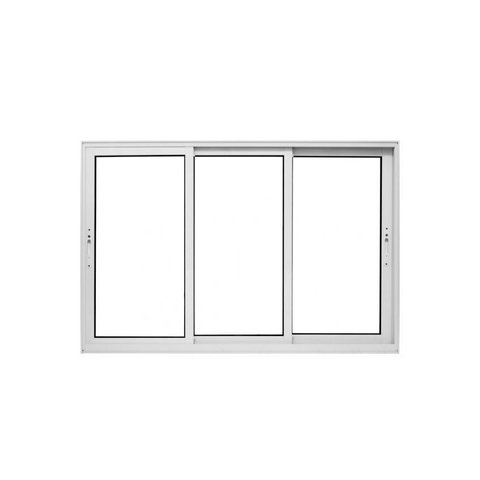 Janela 3 Folhas de Correr Alumínio Branco 100x150 Linha 25