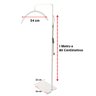 Luminaria Piso Arco Meia Lua Led 36w Estetica Spar Dentista Limpeza Pele Rosto Maquiagem Estudio Tat - 4