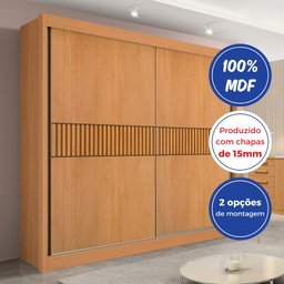 Guarda-roupa Casal 2 Portas 6 Gavetas 100% Mdf Hawai Ripado - 13