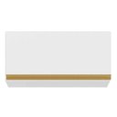 Ver imagem 5 de Armário de Cozinha Aéreo 70cm 1 Porta Basculante Veneza Multimóveis V3681 Branco/Dourado