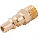 Ver imagem 2 de Conector Pino Racord Macho 1/4" Npt Latão Cartela - Vonder