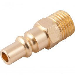 Conector Pino Racord Macho 1/4" Npt Latão Cartela - Vonder - 2