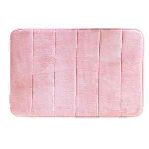 Tapete de Banheiro Super Soft Camesa Antiderrapante Macio:rosa