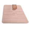 Tapete de Banheiro Super Soft Camesa Antiderrapante Macio:rosa - 2