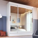 Ver imagem 2 de Guarda-roupa Casal 3 Portas de Correr 2 Gavetas Porto com 9 Espelhos