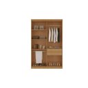 Ver imagem 2 de Guarda-Roupa 4 Portas 2 Gavetas MDF London Laranja/Marromle