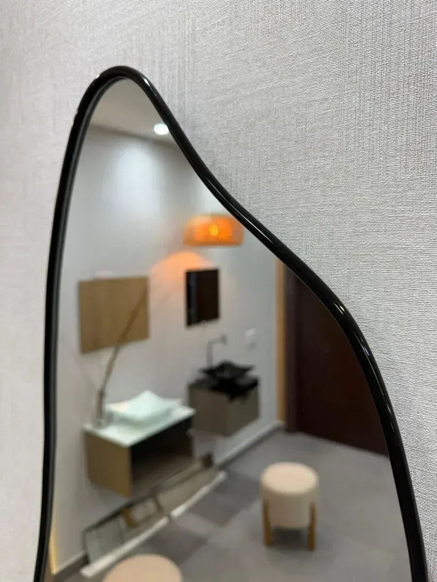 Espelheira Organico 115x40 E06 Mold/flex Preto