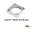 Ver imagem 4 de Kit 10 Spot Led Quadrado Sobrepor Embutir P/móveis Nichos:branco Frio/branco