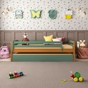 Ver imagem 2 de Bicama Solteiro Juvenil com Grade de Proteção Prime Casatema MadeiraOriginals