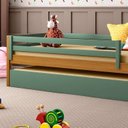 Ver imagem 3 de Bicama Solteiro Juvenil com Grade de Proteção Prime Casatema MadeiraOriginals