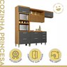 Cozinha 3 Peças Torre Quente Ripado Princesa  100% Mdf - 16