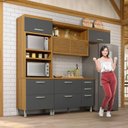 Ver imagem 4 de Cozinha 3 Peças Torre Quente Ripado Princesa 100% Mdf