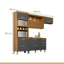 Ver imagem 3 de Cozinha 3 Peças Torre Quente Ripado Princesa 100% Mdf