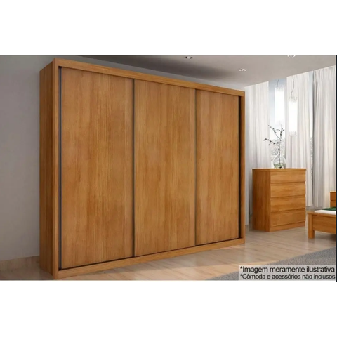 Guarda Roupa Paradizzo 3 Portas 6 Gavetas - Novo Horizonte