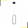 Pendente Hoop LED 16W 3000K 688LM 35x12cm Bivolt | Casual QPD1321-Preto - 1