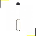 Ver imagem 1 de Pendente Hoop LED 16W 3000K 688LM 35x12cm Bivolt | Casual QPD1321-Preto