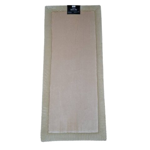 Tapete para Banheiro Quarto Antiderrapante Dry:bege/0,50x1,20m