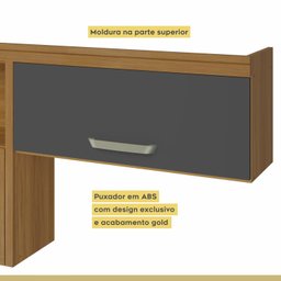 Cozinha Torre Quente 4 Peças Ripado Princesa 100% Mdf - 19