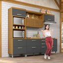 Ver imagem 5 de Cozinha Torre Quente 4 Peças Ripado Princesa 100% Mdf