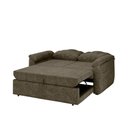 Ver imagem 6 de Sofá Cama 2 Lugares Casal 1,60 Mts Chenile Tiffany Matrix Cor:Chenile Prince Marrom
